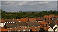 Yarm: rooftops from the railway viaduct in TS15 9ED