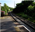 West Wales Line towards Whitland from Narberth railway station in SA67 8TY