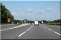 M6 westbound at Junction 3 in CV7 9AB
