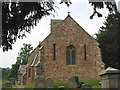 The chancel, or east end, of the church of St. John the Baptist, Upton Bishop in HR9 7UL