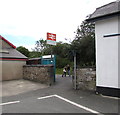 Entrance to Narberth railway station in SA67 8TY