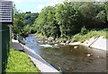 Aberbeeg Weir, Ebbw River in NP13 2BP