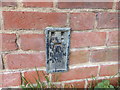 Ordnance Survey Flush Bracket 1385 in Clare, Hundon & Kedington Ward