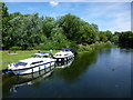 Boats on The River Great Ouse in PE19 2AN