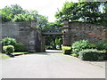 Entrance to Seafield Cemetery and Crematorium in EH6 7LE