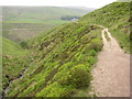 The Pennine Way above Blakely Clough, Marsden in HD7 6NP