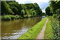 Shropshire Union Canal towpath south of Norbury Junction in ST20 0FJ