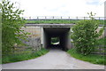 Underpass for Thacka Lane track under M6 in CA11 0AA