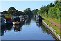 Staffordshire and Worcestershire Canal south of Gailey Lock in ST19 5PY