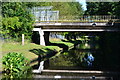 Chemical works bridge, with pipe bridges beyond in WV10 7BN