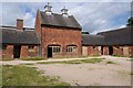 Buildings at Calke Abbey in Calke