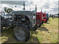 Tractors on Display, Thornton-le-Dale Show , Yorkshire in YO18 7BJ