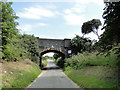 Railway bridge over Church Road at Gunton Station in NR11 8UT