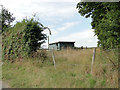 Pumping station painted green to blend into the surroundings in NR28 9TS
