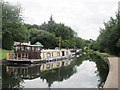 Boats on the canal at Fallwood Marina in LS13 1GA