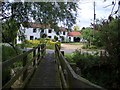Footbridge over the Alconbury Brook at Alconbury Weston in PE28 4JD