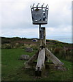 British Gas beacon above Fishguard Harbour, Goodwick in SA64 0AQ