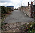 From track to path, Harbour Village, Goodwick in SA64 0HT
