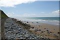 Beach below the cliff path in LL46 2SY