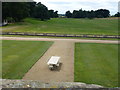 Path and lawns at Althorp House, Northampton in Althorp