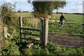 Stile to Dodleston from Moor Lane in CH4 9NN
