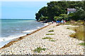 On the beach at Bembridge Point in PO35 5SF