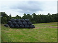 Bales by the Black Bridge in IV4 7BH