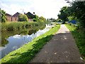 Towpath View North Of Linacre Bridge in L21 8JA