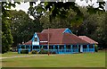 Cricket pavilion, Dulwich in SE24 9HD