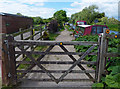 Gate along the towpath of the Trent & Mersey Canal in Shardlow