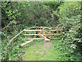New footbridge on the Churnet Way in ST10 2BE