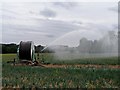 Irrigation on onion crop, near Wormingford in CO6 3BA