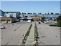 Shopping centre car park and path, Stevenage in SG1 3DS