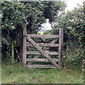 Gate on footpath 8 in EX31 4NE
