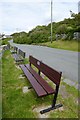 Benches along Ffordd Uchaf in LL46 2SS
