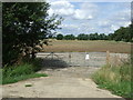 Field entrance off Southill Road in SG18 8BG