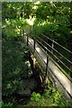 Footbridge near Corris Uchaf in SY20 9BT