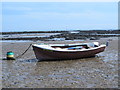 Small boat on Whitburn Sands in SR6 7DG