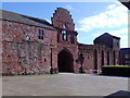 Inner face of the Gatehouse to Arbroath Abbey in DD11 1TB