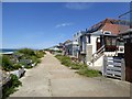The coast path, west end of East Wittering in PO20 8LQ