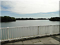Alton Water reservoir from Lemon's Hill Bridge in Tattingstone