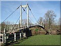 Suspension Footbridge over the River Wye in HR1 4UB