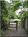Kissing gate on New Lipchis Way at Rookswood in PO20 8NB