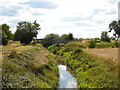 Footbridge across Brook Drain near Glinton in PE6 7JN