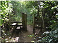 Wooden stile near Glinton in PE6 7JN