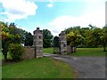Gates to Washingley Hall Farm in Folksworth and Washingley