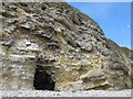 Cliffs, cave and kittiwakes at Marsden Bay in NE34 7AD