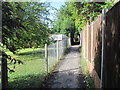 Footpath 48 passes behind Goldfield Infants School, Tring in HP23 4DN