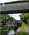 Pipe bridge across the Grand Union Canal, Uxbridge in SL0 0EE