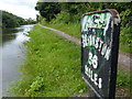 Milepost along the Grand Union Canal towpath in UB3 1DQ